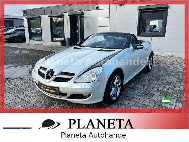 Gebraucht Mercedes SLK200 163 PS (119 kW) 2004 Benitoitblau  metalliclack Cabrio
