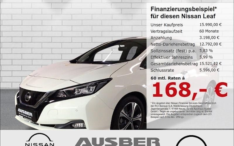 Gebraucht Nissan Leaf N-Connecta 110 kW (150 PS) 2022 S) (weiss Kleinwagen