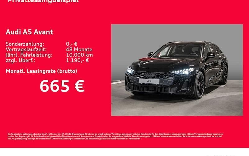 Neu Audi A5 Ambiente 204 PS (150 kW) 2025 Schwarz Kombi