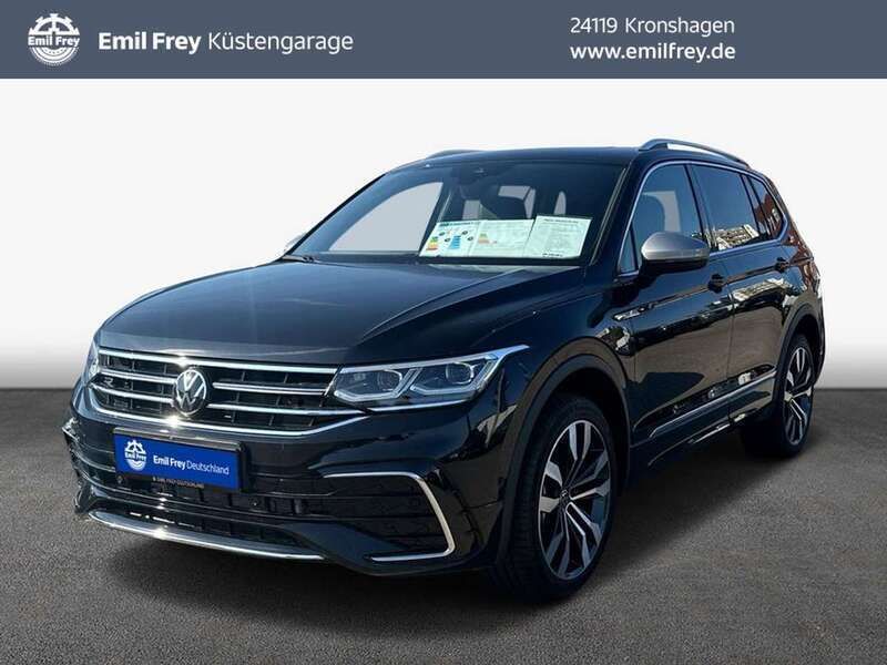 Schwarz Gebraucht 2024 VW Tiguan Allspace R-line SUV | 52.980 € (Teuer) - Bild 1/4