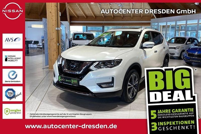 Pearl white metallic Gebraucht 2021 Nissan X-Trail Tekna SUV | 25.890 € (Etwas zu teuer) - Bild 1/4