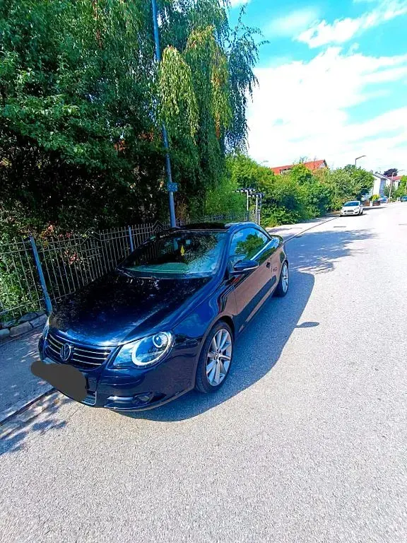 Brugt VW Eos Edition 122 HK (89 kW) 2010 Sort Cabriolet