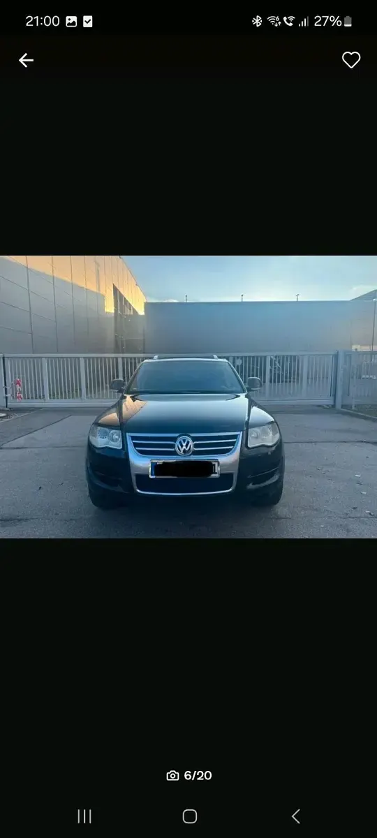 Gebraucht VW Touareg 174 PS (127 kW) 2008 Schwarz SUV