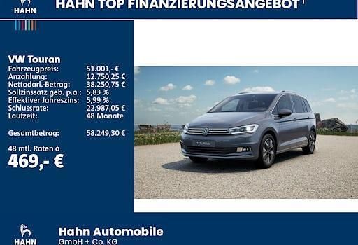 Neu VW Touran Highline 150 PS (110 kW) 2025 Grau Van / Kleinbus