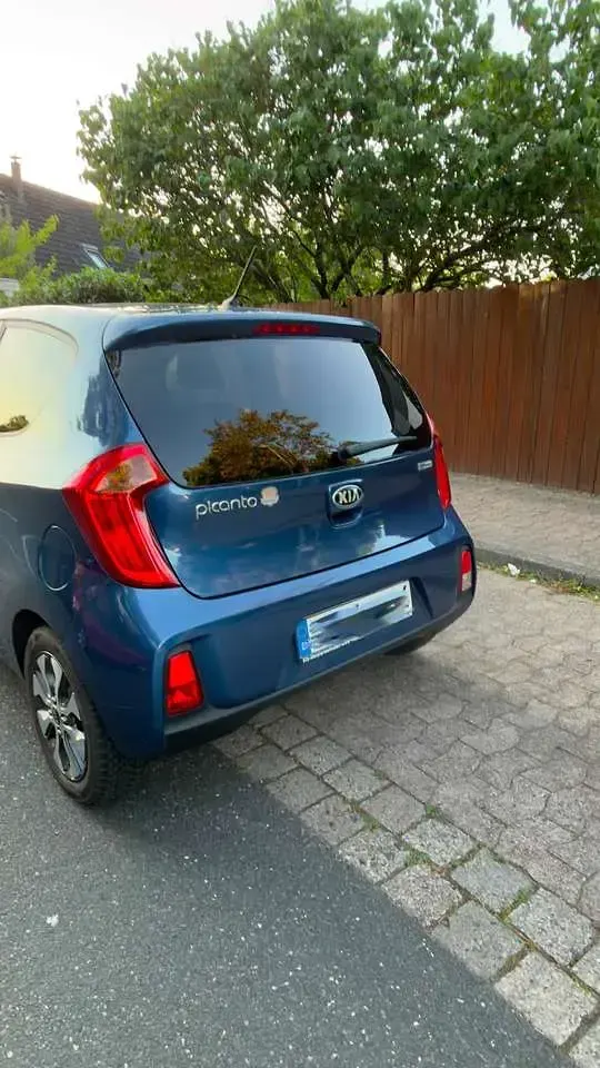 Gebraucht Kia Picanto DREAM-TEAM Edition 84 PS (61 kW) 2015 Blau Kleinwagen