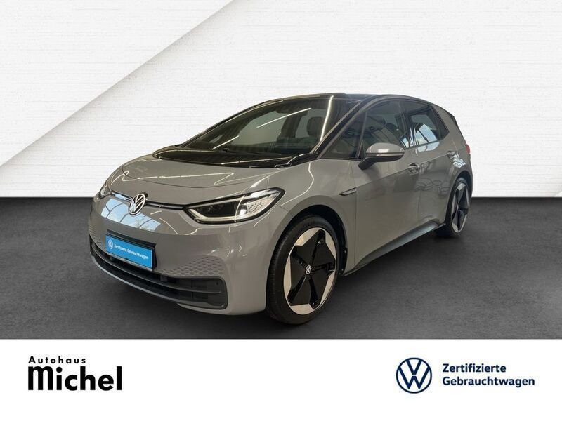 Grau Gebraucht 2021 VW ID.3 Pro Performance Kleinwagen | 24.630 € (Guter Preis) - Bild 1/2