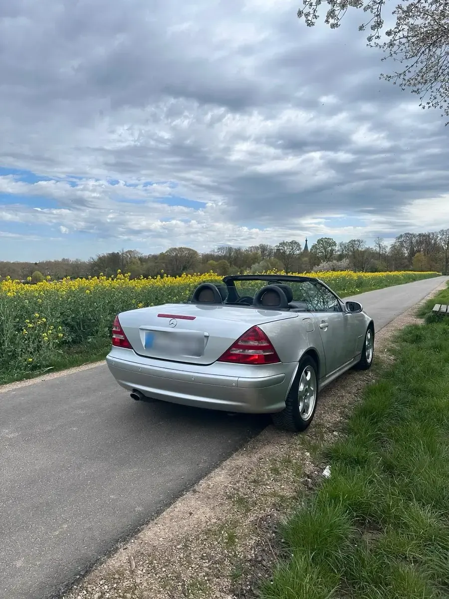 Gebraucht Mercedes SLK200 163 PS (119 kW) 2003 Grau Cabrio