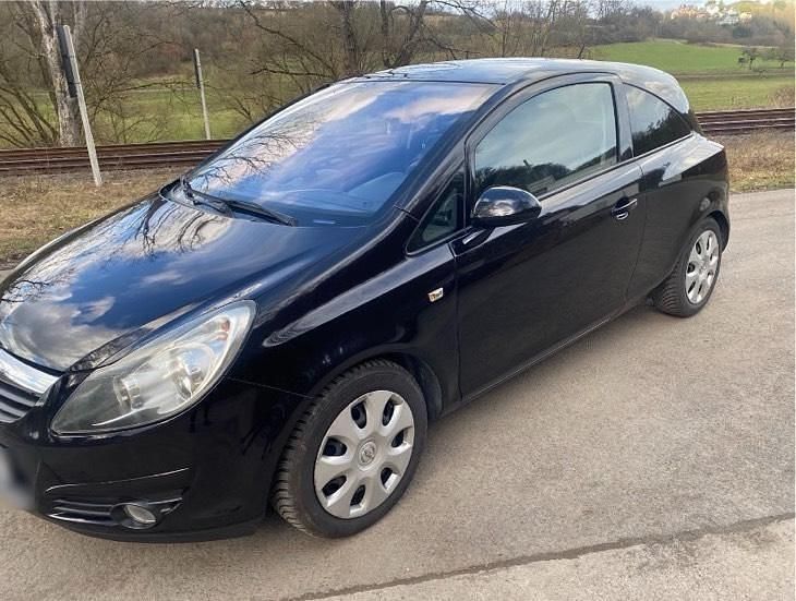 Gebraucht Opel Corsa 90 PS (66 kW) 2008 Schwarz Kleinwagen