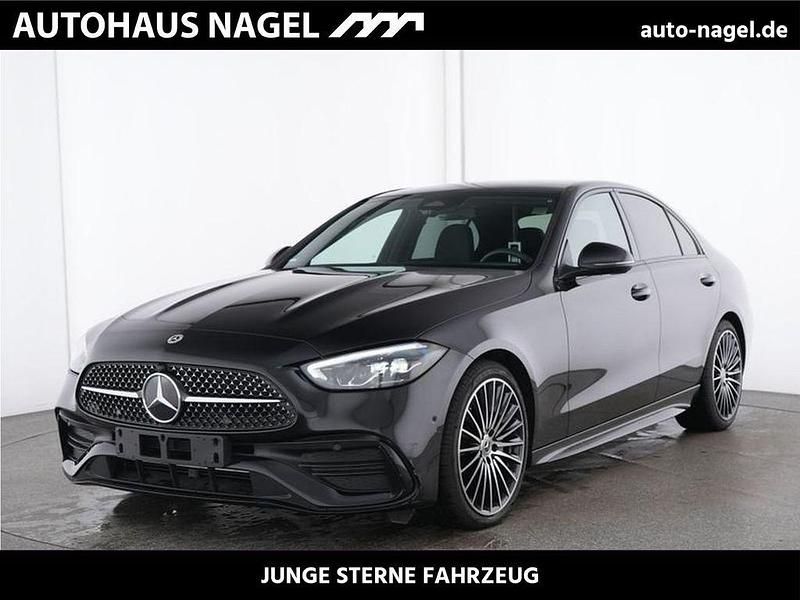 Lack obsidianschwarz Gebraucht 2024 Mercedes C200 Advanced Plus Limousine | 42.974 € (Teuer) - Bild 1/4