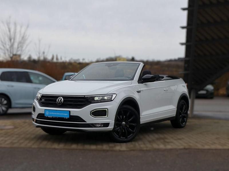 Gebraucht VW T-Roc Cabriolet R-line 150 PS (110 kW) 2022 Weiß Cabrio