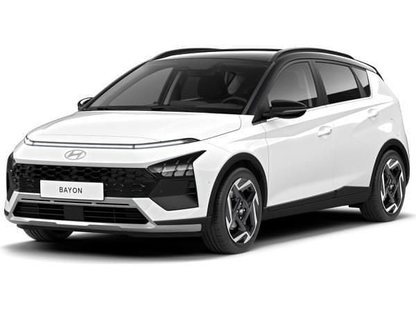 Weiß (atlas white / sol) Neu 2025 Hyundai Bayon Premium SUV | 19.157 € (Superpreis) - Bild 1/4