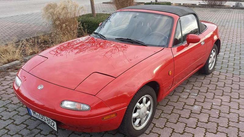 Gebraucht Mazda MX5 90 PS (66 kW) 1996 Rot Cabrio