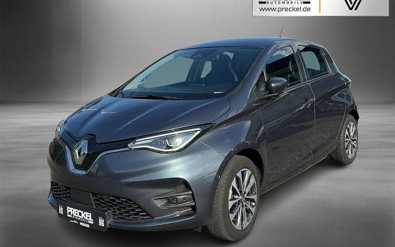 Titaniumgrau metallic (metallic) Gebraucht 2021 Renault Zoe Intens Kleinwagen | 13.570 € (Guter Preis) - Bild 1/4