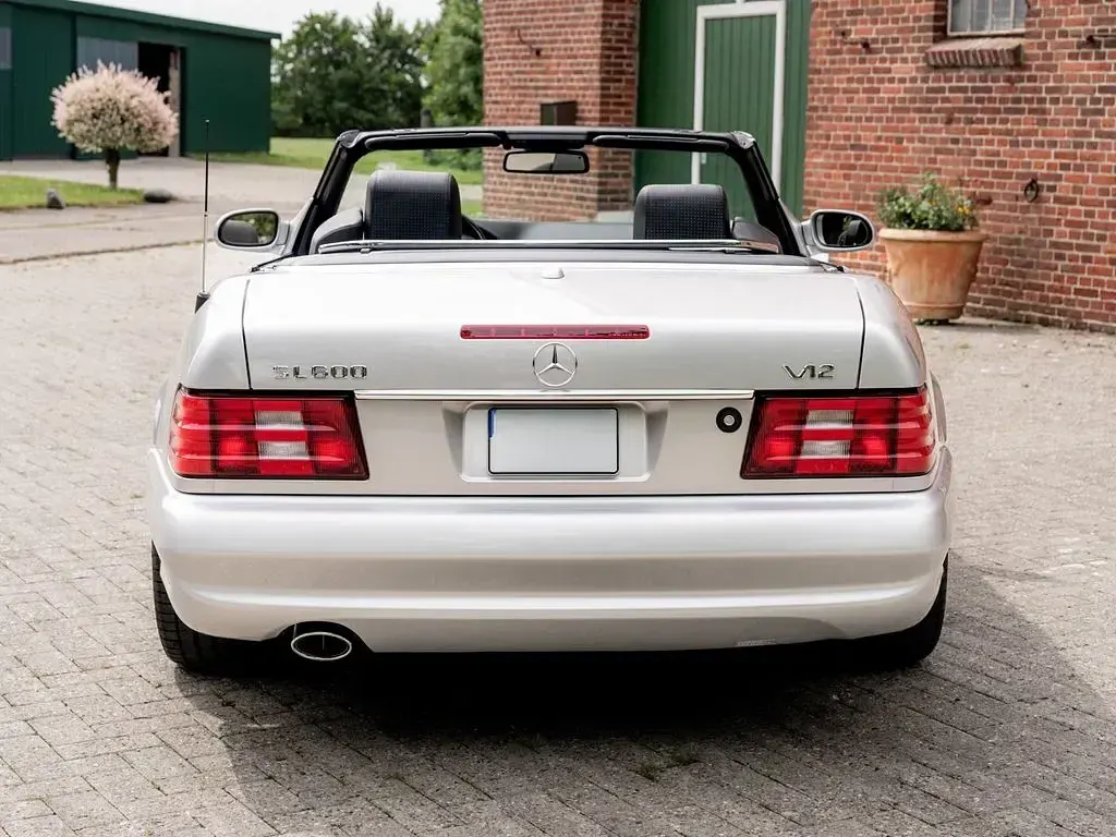 Gebraucht Mercedes SL600 394 PS (289 kW) 2002 Silber Cabrio