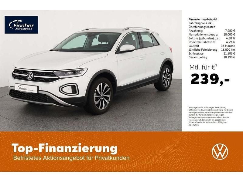 Gebraucht VW T-Roc Style 150 PS (110 kW) 2023 Weiss SUV