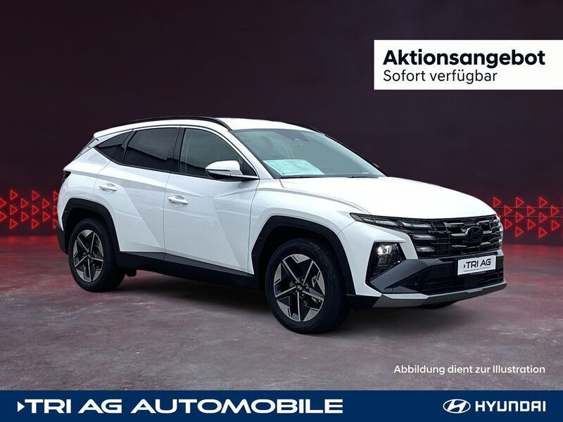 Weiß Gebraucht 2025 Hyundai Tucson Trend SUV | 33.632 € (Guter Preis) - Bild 1/4