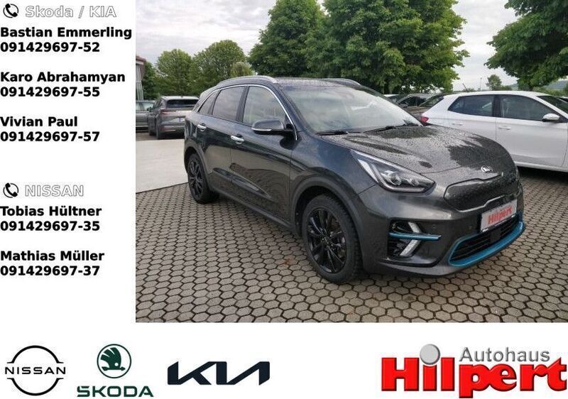 Grau Gebraucht 2021 Kia e-Niro Spirit SUV | 25.940 € (Etwas zu teuer) - Bild 1/4
