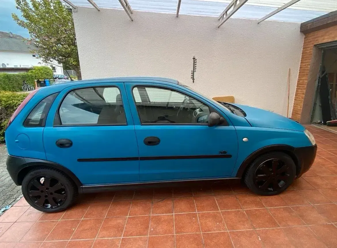 Gebraucht Opel Corsa 75 PS (55 kW) 2003 Blau Kleinwagen