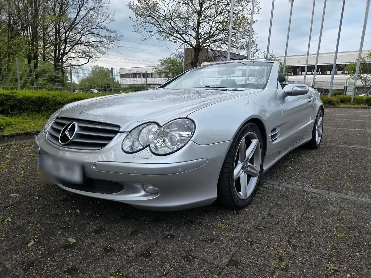 Gebraucht Mercedes SL500 306 PS (225 kW) 2004 Silber Cabrio