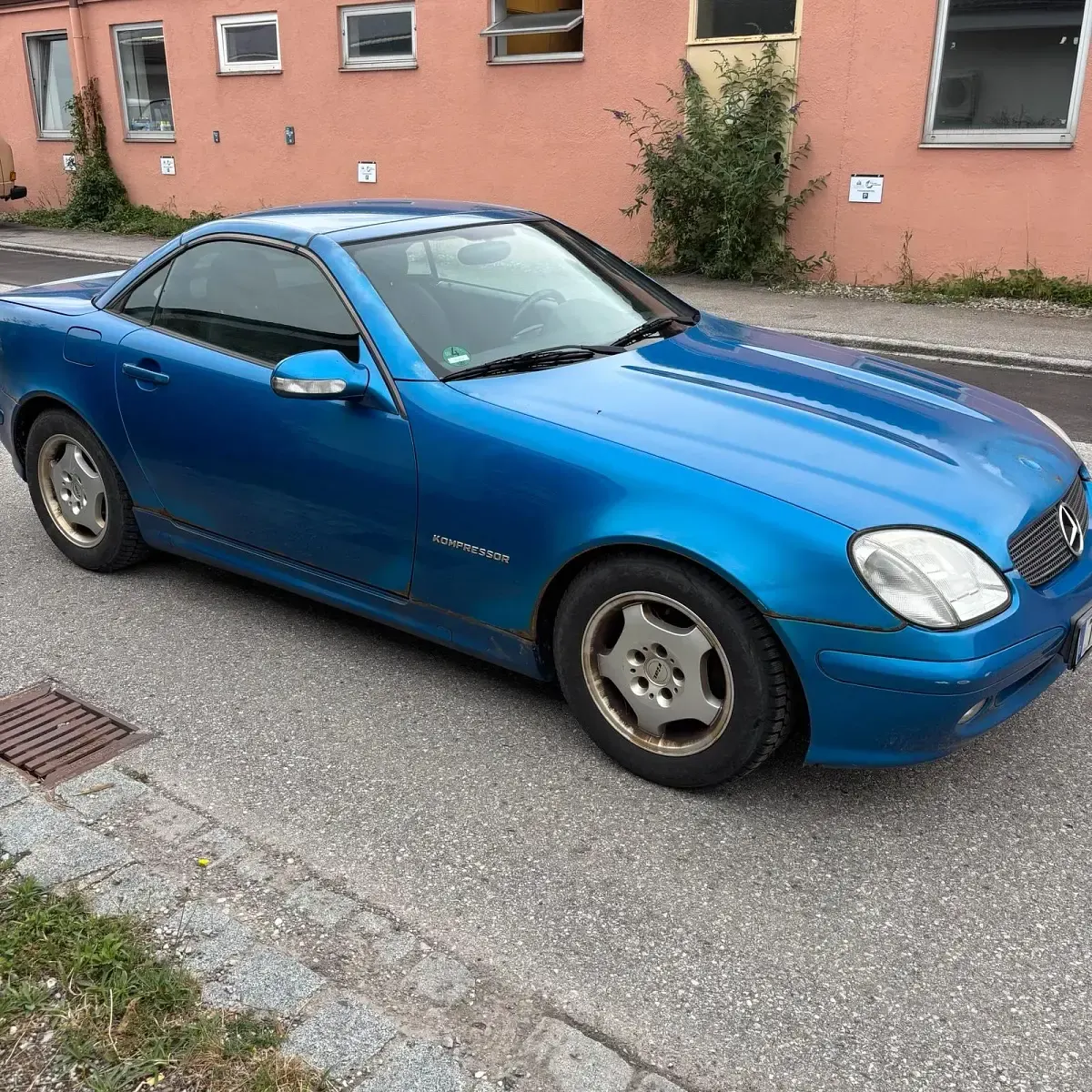 Gebraucht Mercedes SLK200 163 PS (119 kW) 2002 Blau Cabrio