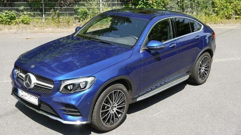 Brillantblau Gebraucht 2019 Mercedes GLC300 AMG Coupé | 37.990 € (Guter Preis) - Bild 1/4