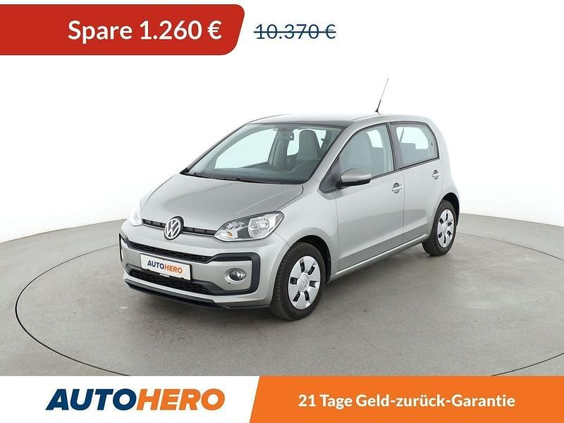 Silber Gebraucht 2017 VW up! move up! Kleinwagen | 9.110 € (Fairer Preis) - Bild 1/3
