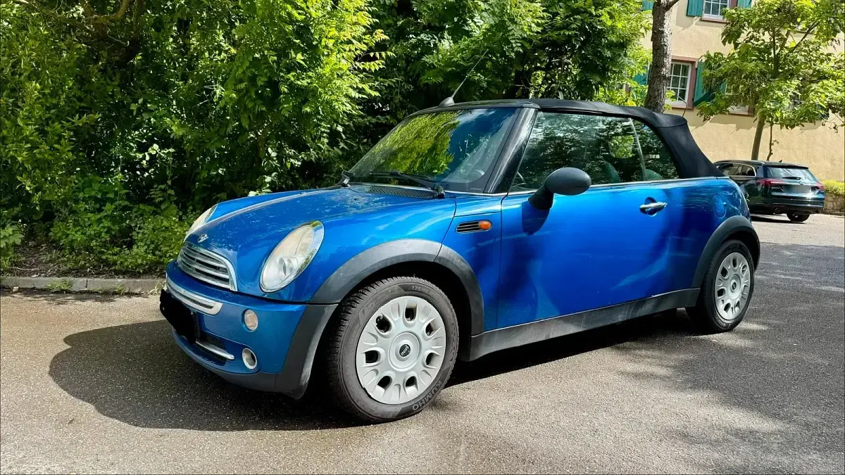 Usado Mini Cooper Cabriolet 90 CV (66 kW) 2006 Azul Descapotable