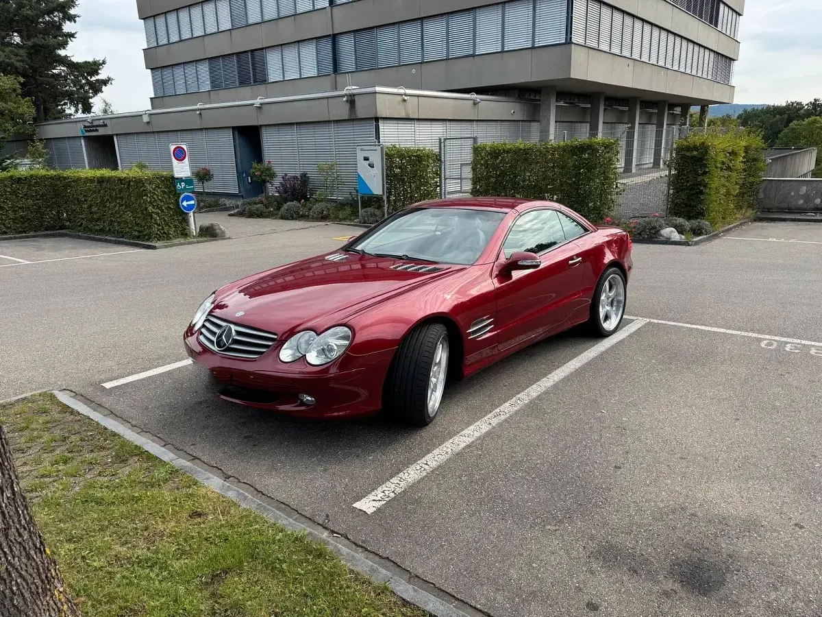 Gebraucht Mercedes SL500 2002 Rot Cabrio