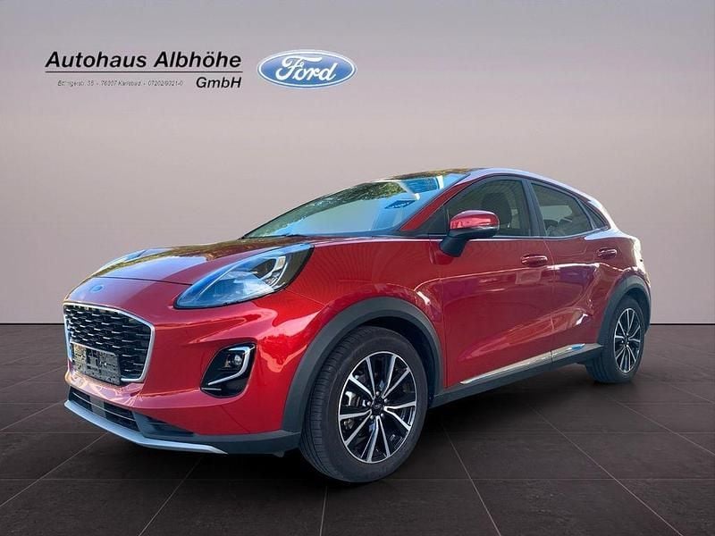 Rot Gebraucht 2020 Ford Puma Titanium SUV | 18.490 € (Superpreis) - Bild 1/4
