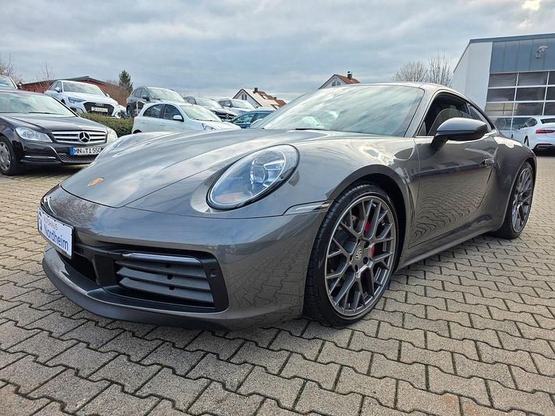 Achatgrau metallic Gebraucht 2021 Porsche 911 Carrera S Chrono Coupé | 119.490 € (Fairer Preis) - Bild 1/4