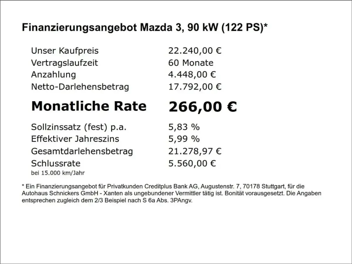 Gebraucht Mazda 3 122 PS (89 kW) 2024 Jet black Limousine