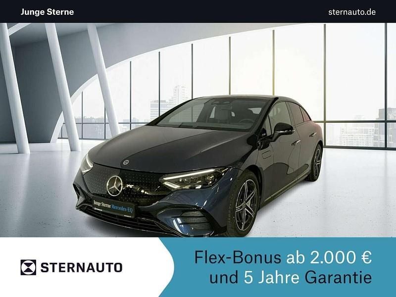 Metalliclack sodalithblau Gebraucht 2023 Mercedes EQE300 AMG Limousine | 47.980 € (Guter Preis) - Bild 1/4