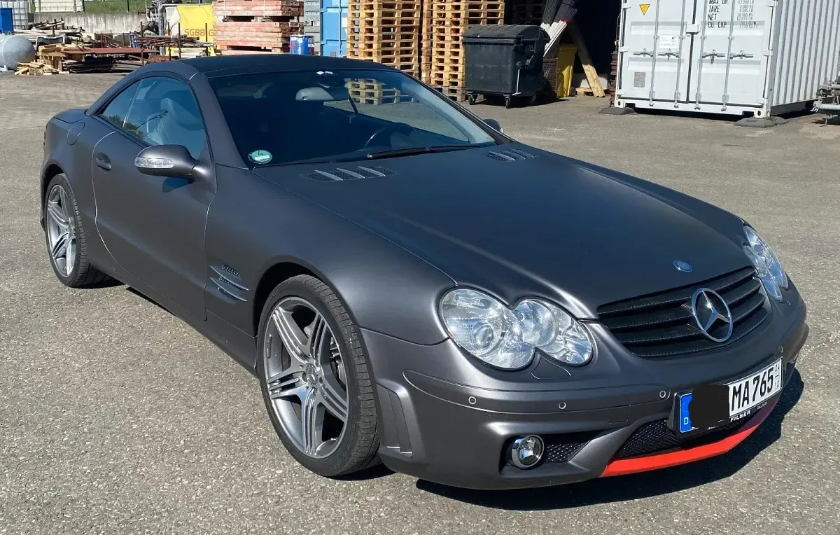 Używany Mercedes SL500 306 KM (225 kW) 2003 Srebrny Kabriolet