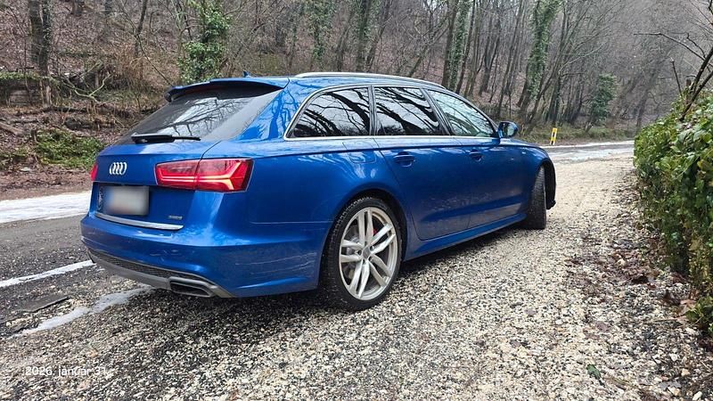 Usata Audi A6 Ambiente 326 CV (239 kW) 2015 Blu Station wagon