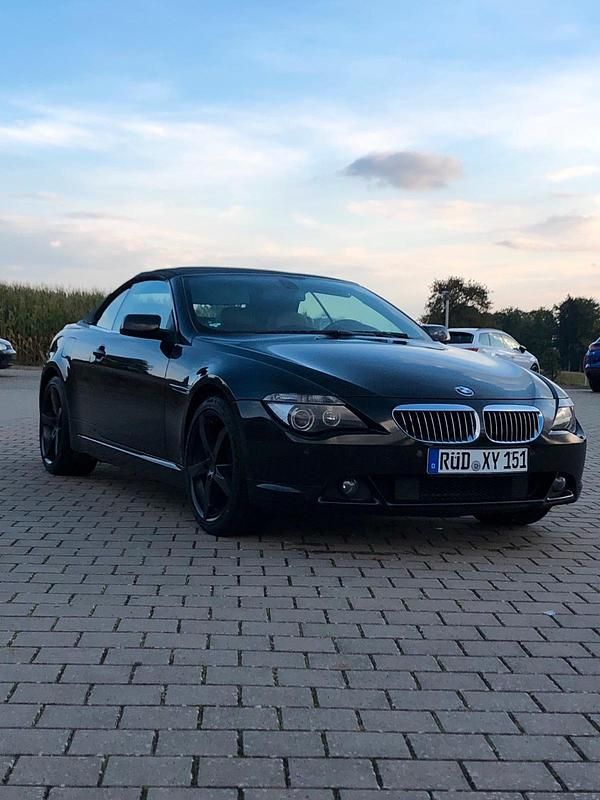 Schwarz Gebraucht 2006 BMW 650 Cabriolet Cabrio | 12.000 € (Fairer Preis) - Bild 1/4