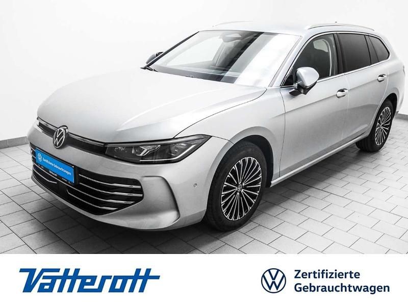 Oyster silver metallic (metallic) Gebraucht 2024 VW Passat Elegance Kombi | 39.850 € (Fairer Preis) - Bild 1/4