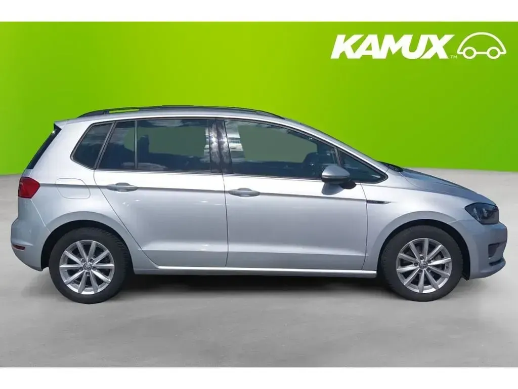 Gebraucht VW Golf Sportsvan LOUNGE 125 PS (91 kW) 2016 Silber Van / Kleinbus