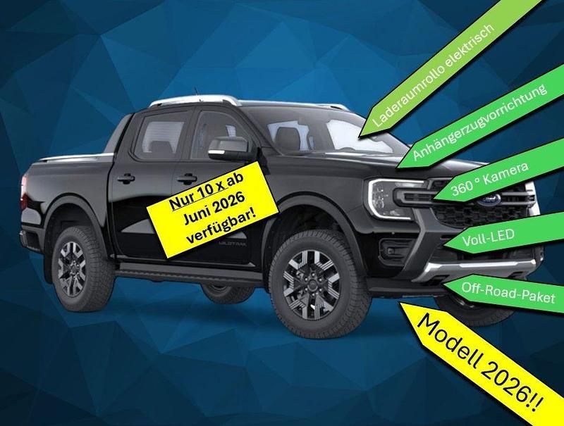 Neu Ford Ranger Wildtrack 281 PS (206 kW) 2026 Agate black Pickup