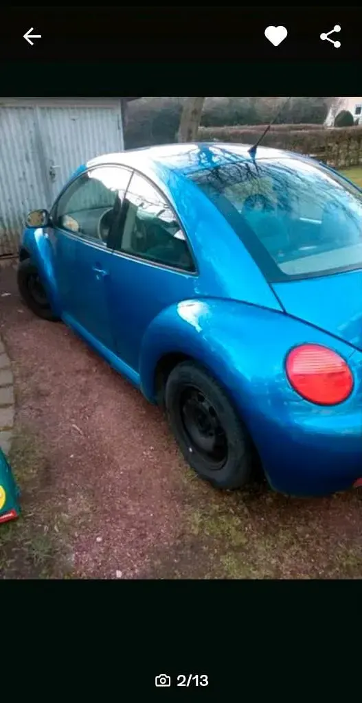 Gebraucht VW Beetle 2001 Blau Kleinwagen