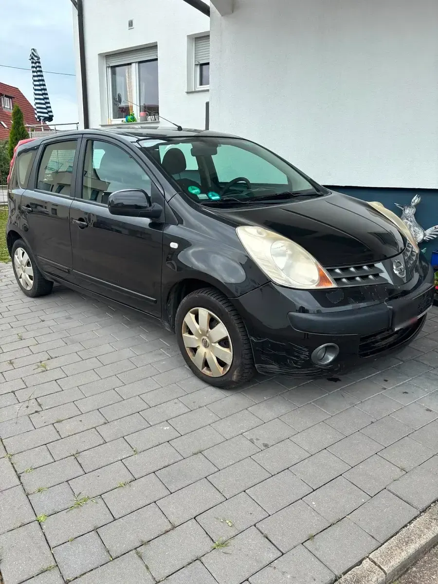 Gebraucht Nissan Note 88 PS (64 kW) 2007 Schwarz Kleinwagen