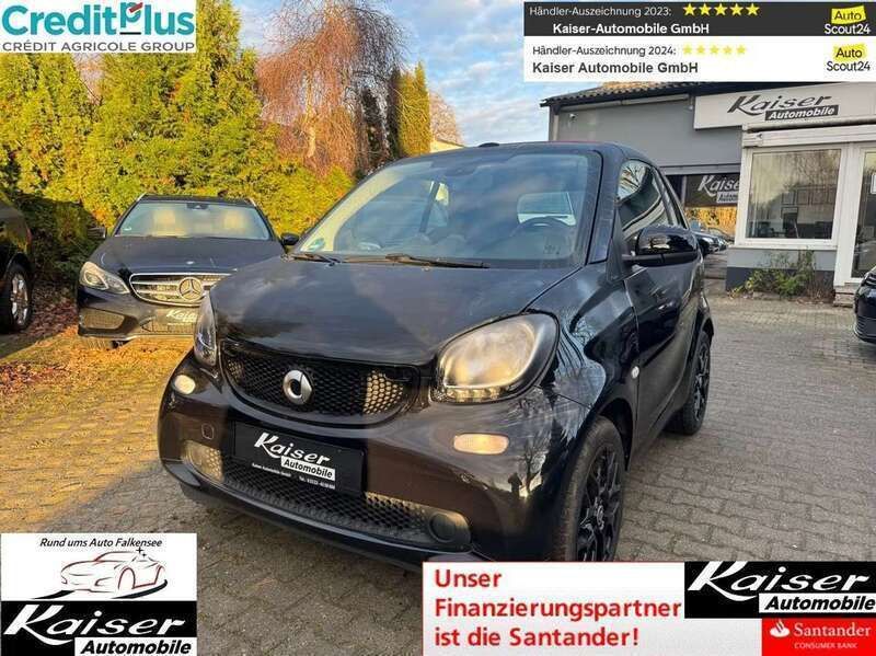 Schwarz Gebraucht 2019 Smart ForTwo Cabrio Cabrio | 16.899 € (Fairer Preis) - Bild 1/4