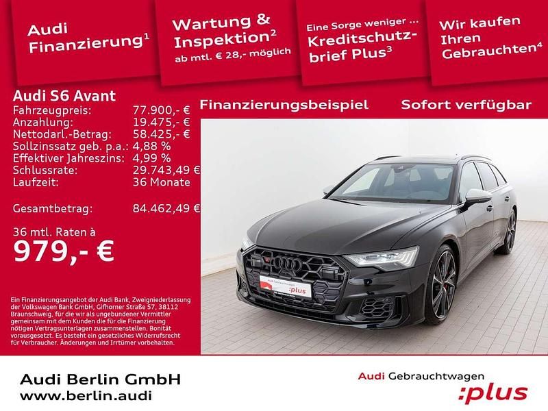 Gebraucht Audi S6 Ambiente 344 PS (253 kW) 2024 Mythosschwarz metallic Kombi
