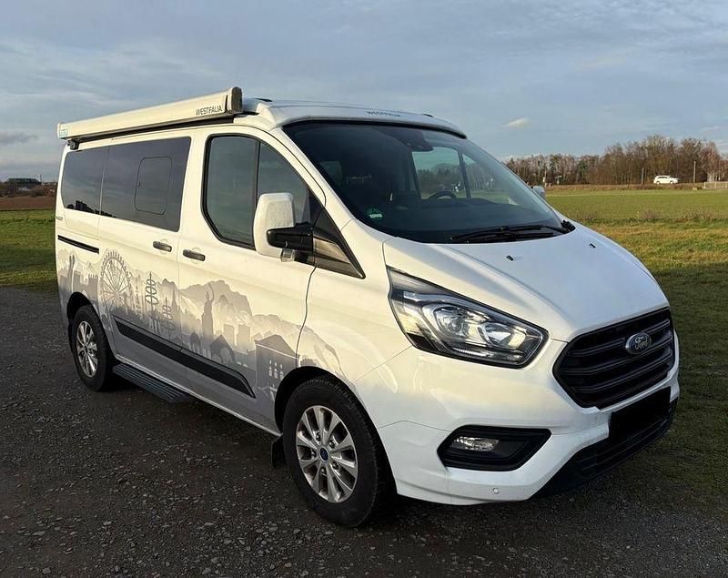 Gebraucht Ford Transit Custom Nugget 185 PS (136 kW) 2021 Weiß Van / Kleinbus