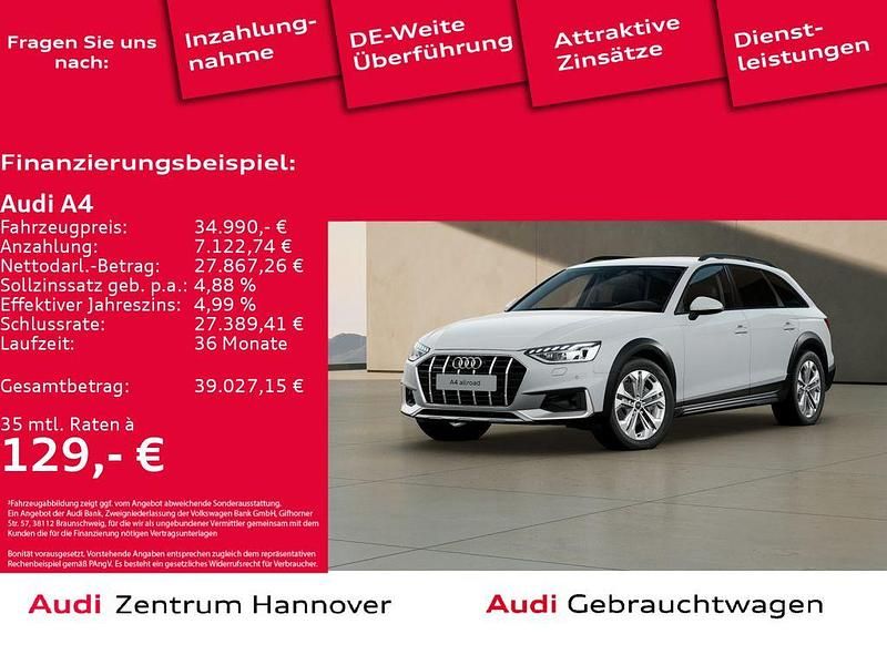 Ibisweiß Gebraucht 2023 Audi A4 Allroad Ambiente Kombi | 34.990 € (Fairer Preis) - Bild 1/4