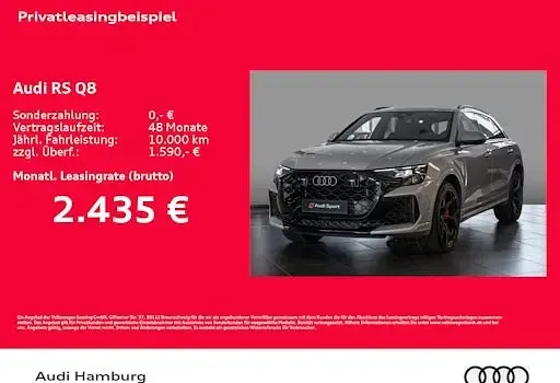 Neu Audi RS Q8 Performance 640 PS (470 kW) 2026 Silber SUV