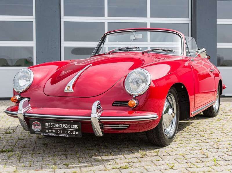 Rot Gebraucht 1962 Porsche 356 Cabrio | 160.990 € - Bild 1/4
