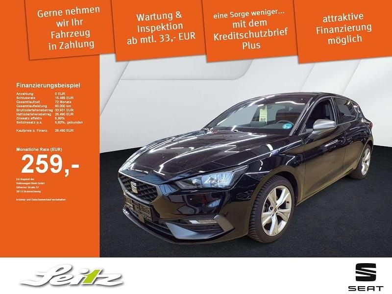 Midnight schwarz metallic Gebraucht 2025 Seat Leon FR Limousine | 26.490 € (Guter Preis) - Bild 1/3