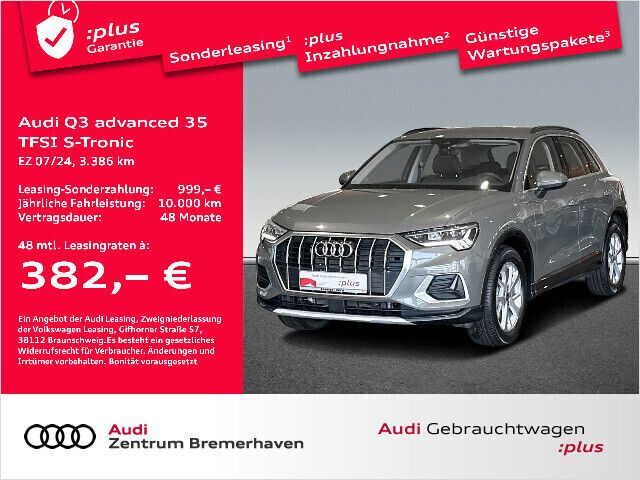 Chronosgrau Gebraucht 2024 Audi Q3 Advanced Plus SUV | 37.920 € (Guter Preis) - Bild 1/4