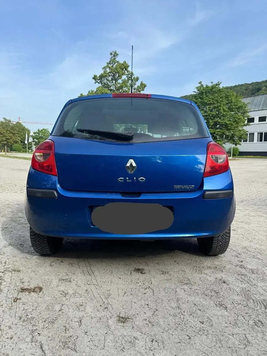 Gebraucht Renault Clio 86 PS (63 kW) 2008 Blau Kleinwagen