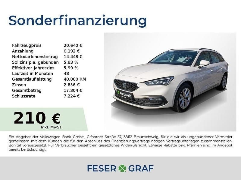 Gebraucht Seat Leon ST Style 150 PS (110 kW) 2022 Weiß Kombi